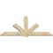 Ekena Millwork Kennewick Rough Sawn Timber Gable Bracket, Douglas Fir, 72"W x 39"H x 2"D x 6"F, 13/12 Pitch GBW072X39X0206KEN00RDF - alternate 5